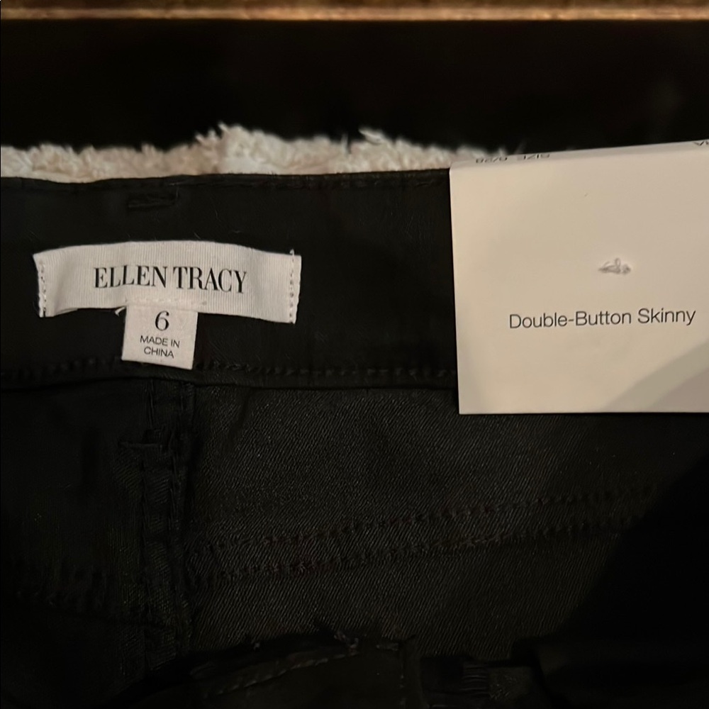 Ellen Tracy Black Skinny Jeans Classic Style - Picture 10 of 15